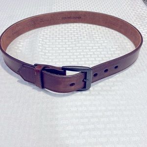 High quality leather 3D belt.